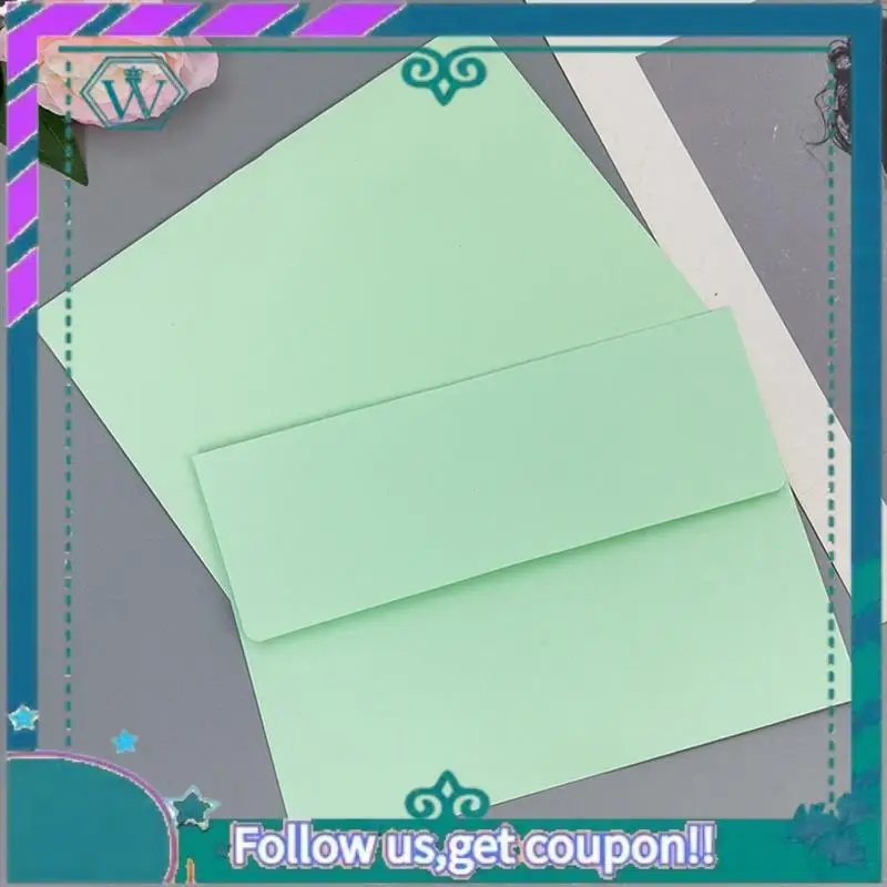 80Pcs Invitation Envelopes For 5.3 X 7.3Inch Cards In Pool, For Invitations, With Peel And Press Seal