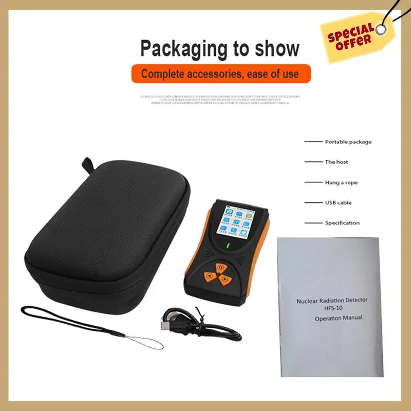 핵 방사선 검출기 대리석 방사선 개인 복용량 광산 돌 Xy 레이 다기능 측정기 알람 내구성 사용하기 쉬운