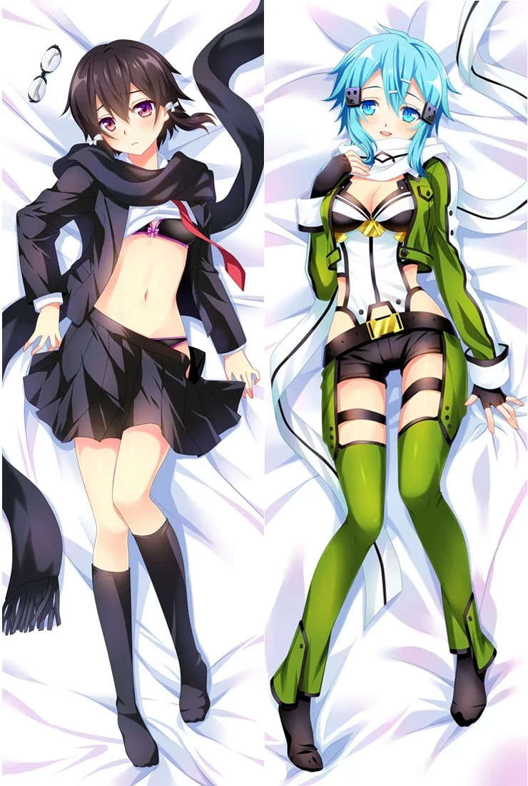 2WAY Dakimakura Pillow Case Cosplay Anime Pillow Cover Hugging Fullbody Pillow Case Japanese Style