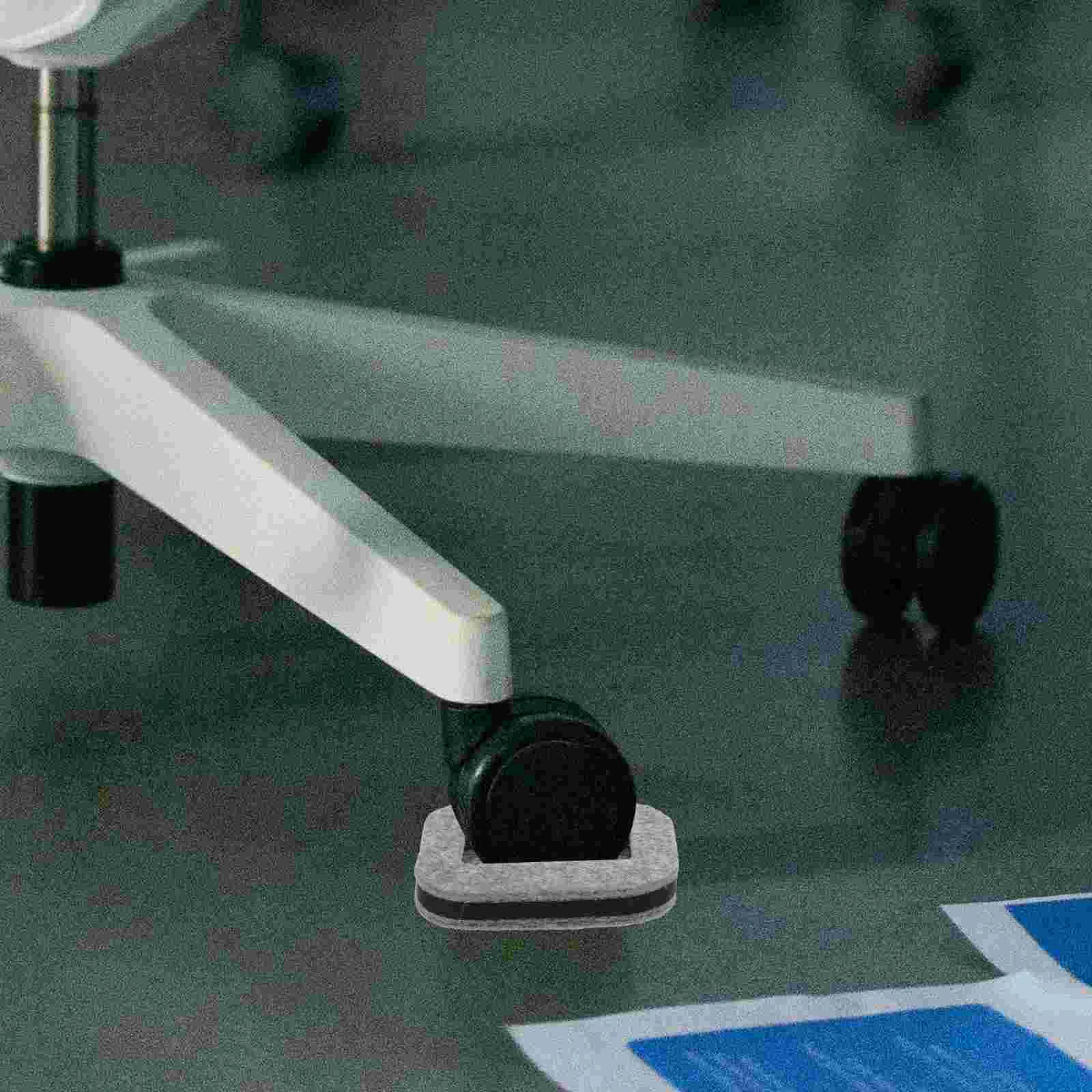 Roller Pad Cadeira Pés Protetor, Caster Copos, Protetores de móveis, Rubber Table Coasters, Rolha de rodas, Pernas, Rolhas, 4 pcs