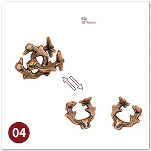 Clássico IQ Metal Brain Teaser, Magia Desconcertante Puzzles, Jogo de Brinquedos para Crianças e Adultos, Presentes Engraçados 6 principais vendas brinquedos lata - №6