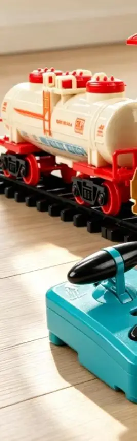 Retro RC Train Remote Control Electric Railway Track Train with Sound Smoke Spray Locomotive Vehicle Model Kid Christmas Gifts