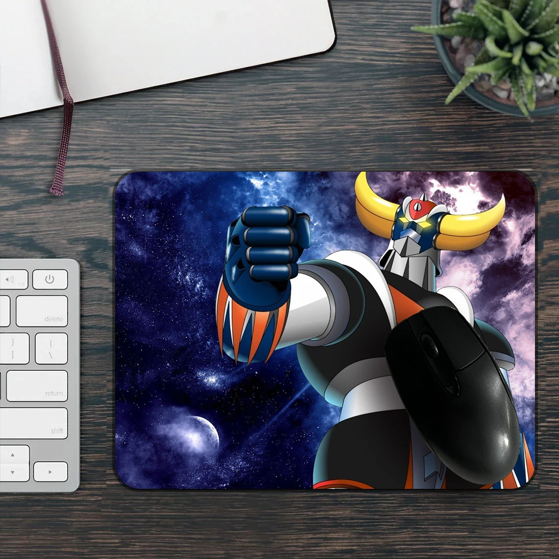 Mini Rubber Mouse Pad Goldorak Gaming Speed Office Computer Accessories Desk Mat Small Size UFO Robot Grendizer 1pc/2pc Packing