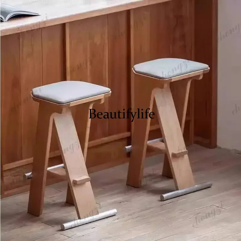 High Contemporary Bar Chair Industrial Design Home Counter Stools Bar Chair Stools Dining Ergonomic Taburete