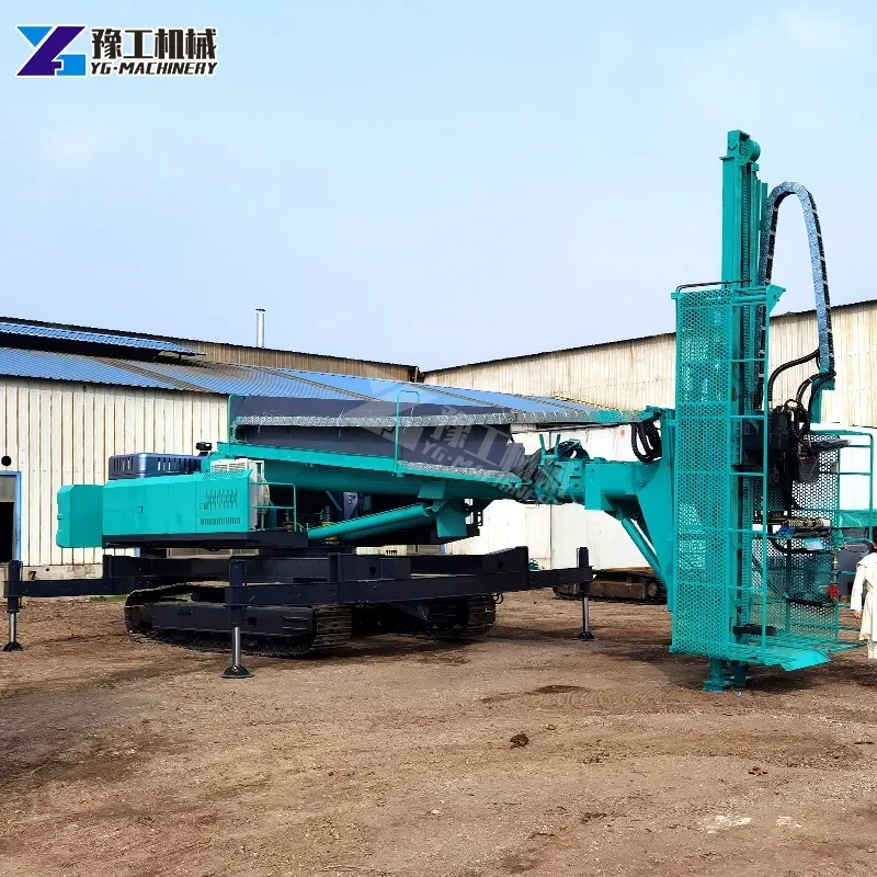 Borehole Drilling Machine for Sale China Made Anchor Jumbolter Blasting Hole Crawler Mounted Dth Micropile Drilling Rig Machine