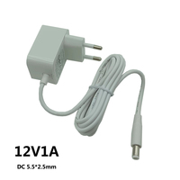 Universal White Adaptor 12v Power Supply 12v 1a 220 to 12 Volt 1 Amp Power Supply Switching Adapter 5.5*2.5mm EU Plug Conveter