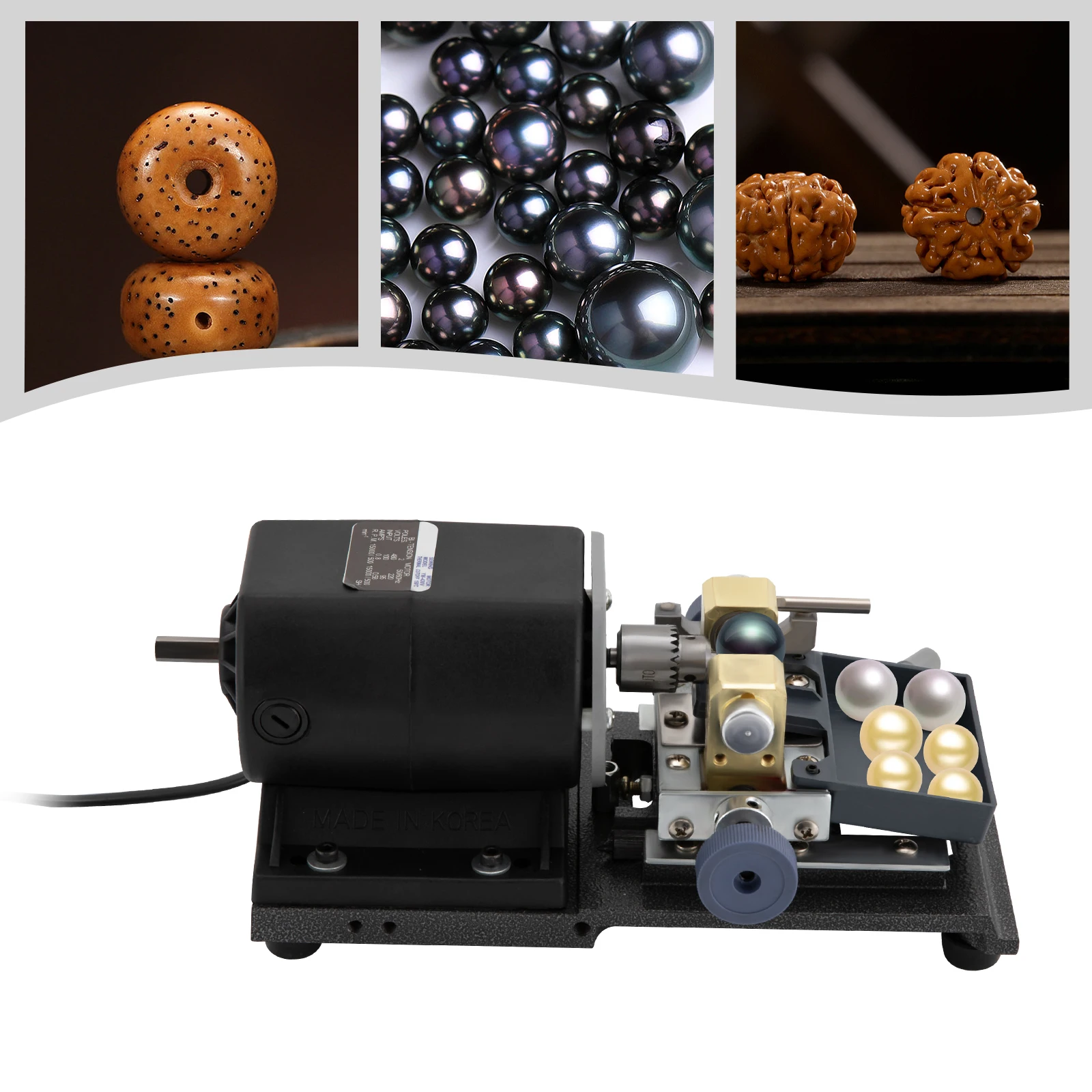 Bead Set Machine including Bead Set Machine Tools for Hats/Shoes/Clothing/Bags/Skirts, Bead DIY Accessories