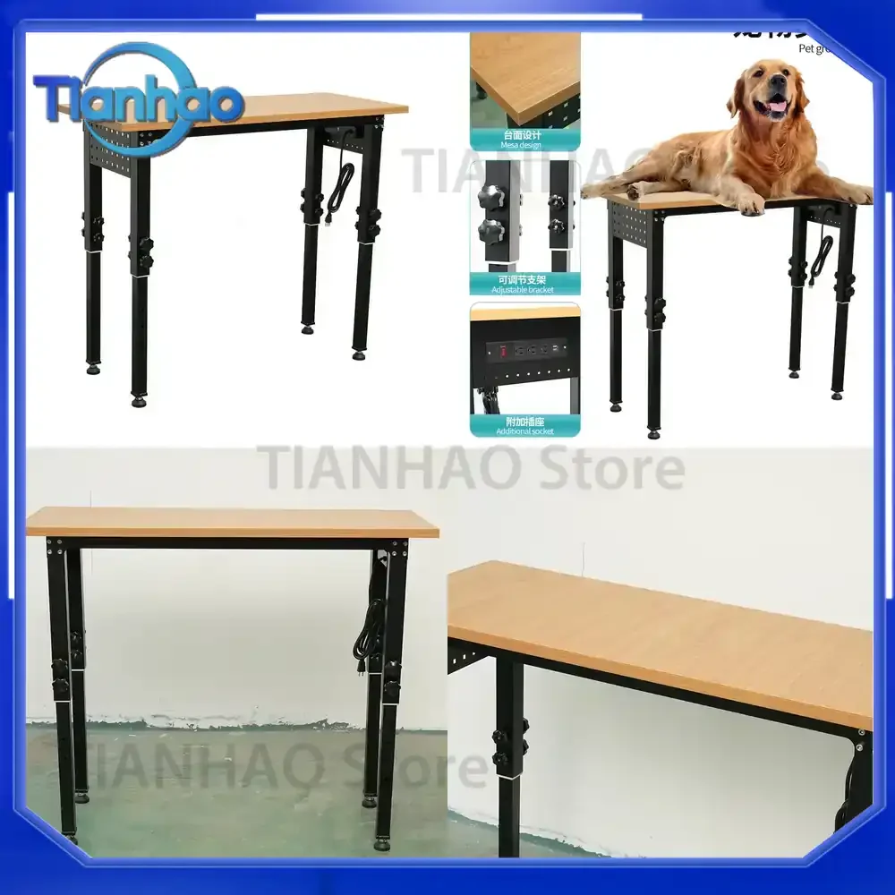 Folding Portable Pet Grooming Table for Household Dog Grooming and Pet Store Use with Blowing Shearing Bath Styling