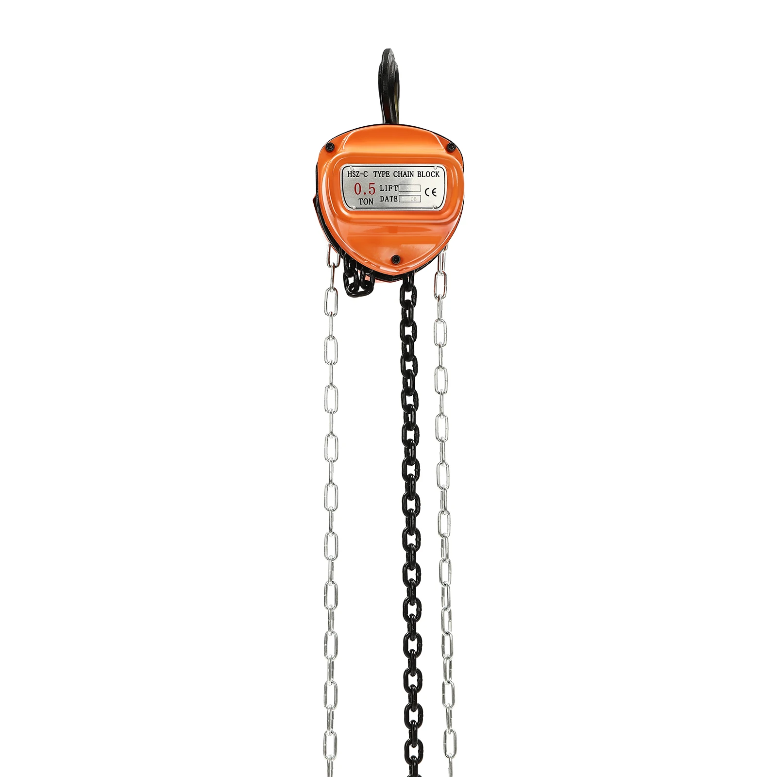 

0.5 Ton Hand Chain Hoist with 360° Rotatable Hooks 3m Chain Sturdy and Durable