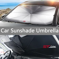 Car Sunshade Umbrella Car Front Window Sunshade Cover For Ford ST STLine Focus x 2 3 Kuga FIESTA MONDEO