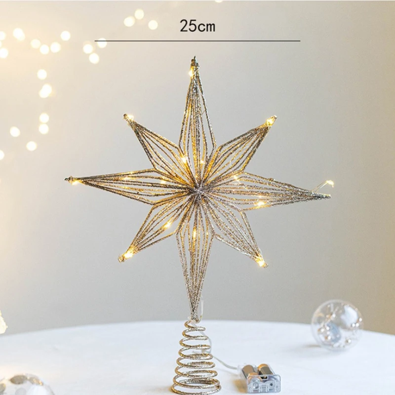 スターLEDクリスマスツリーオーナメントトッパー、ホームランプ