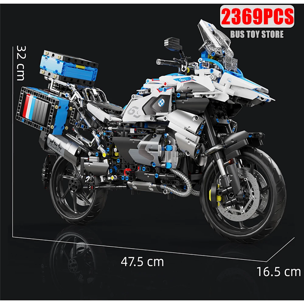 1:5 haute technologie MOC ville sport course rapide moto Locomotive Moc brique modèle blocs de construction pour garçons cadeaux jouets