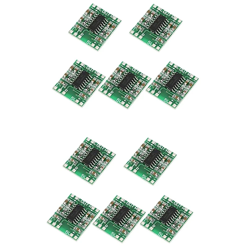 

Плата цифрового усилителя мощности, 2 шт., 3 Вт, Тип D, аудиомодуль PAM8403, постоянный ток 5 В, плата цифрового усилителя звука, модуль, 10 шт.