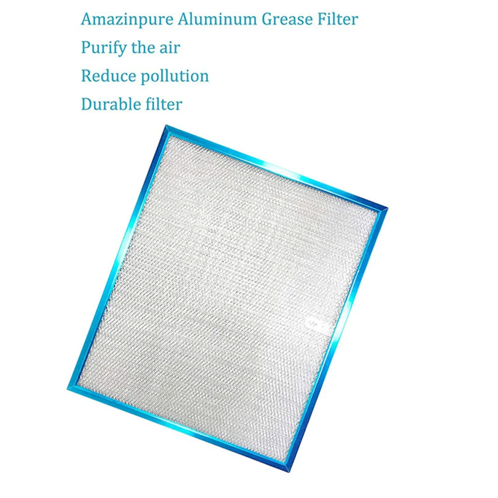 Compatibility Metal Mesh Air Circulation Aluminized Grease Filtration Cooker Hood Filters Air Circulation Replace