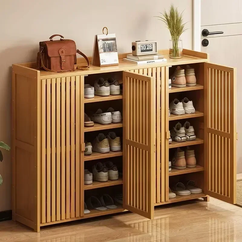 Shoe cabinet for home use, doorstep storage cabinet, wall facing hallway, indoor entrance, rental room, multi-layer shoe rack