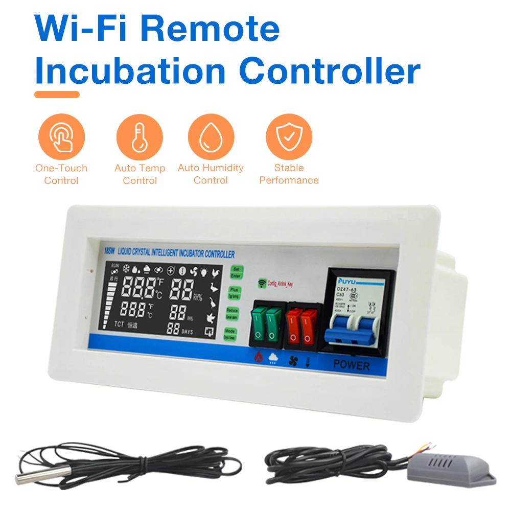 XM-18SW Egg Incubator Controller Thermostat Hygrostat Control Temperature and Humidity Controller System