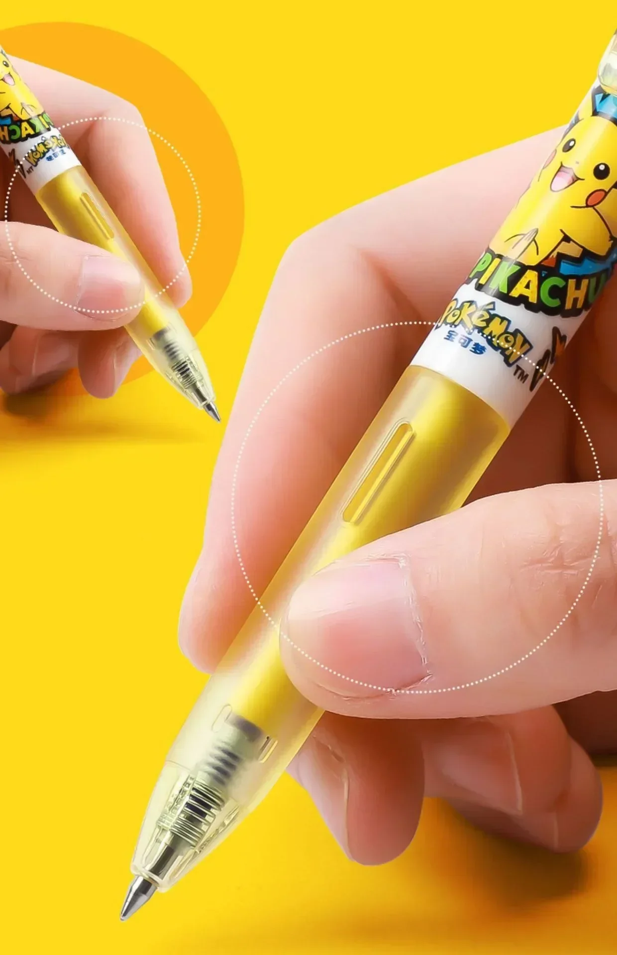 Pokemon Neutral Press Pen Serie Cartoon Erasable Pikachu Anime Gel Pen Quick-drying 0.5mm Black Student Stationery Birthday Gift