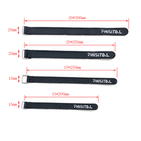 FPV drone Battery Strap Super Magic Tape Tie Ribbon Belt Wear-resistant Cable Holder metal catch for DIY RC Drone FPV Quadcopter