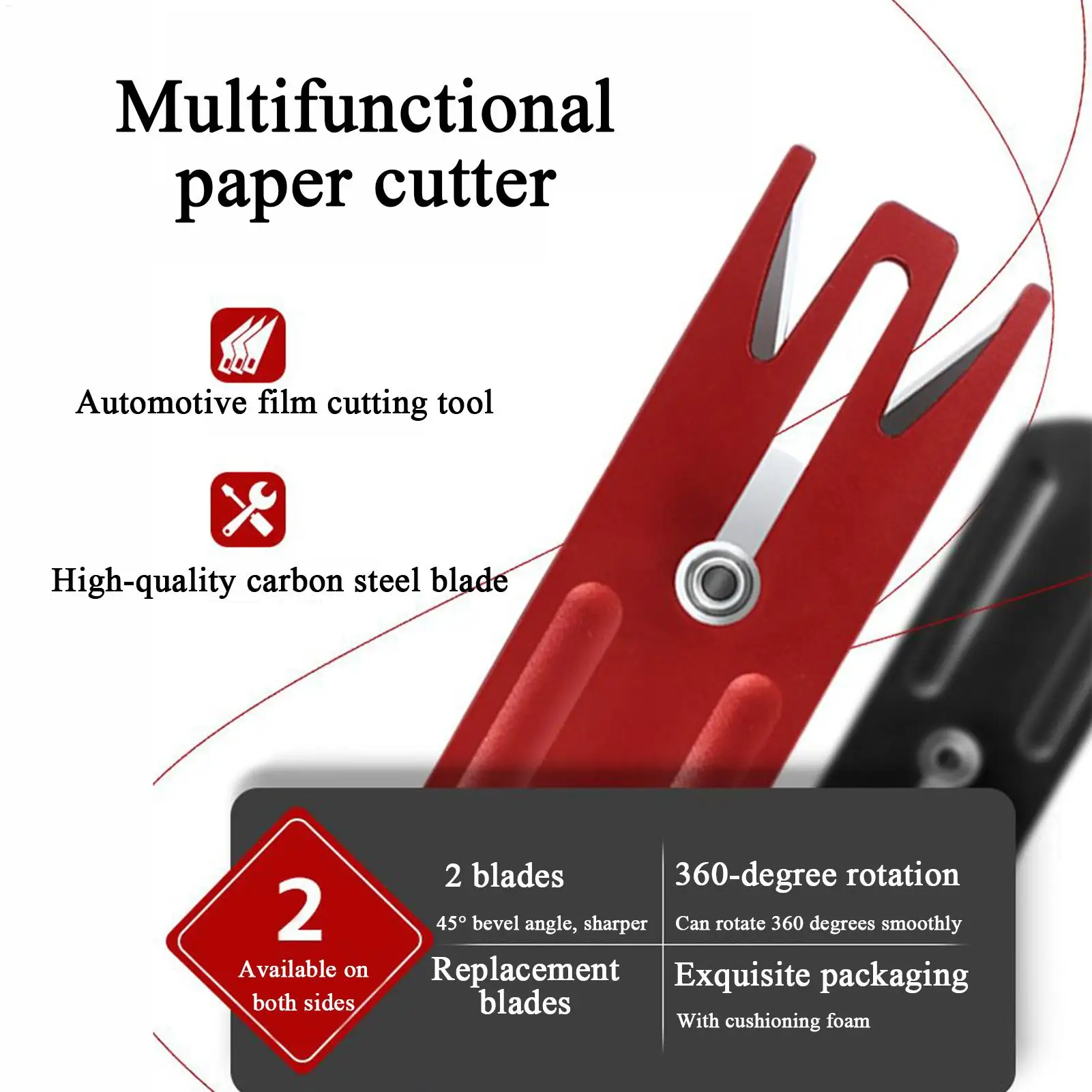 

Автомобильный инструмент для резки виниловой пленки, многофункциональный инструмент для резки оконной пленки, безопасный нож для резки пленки, резка и обрезка пленки