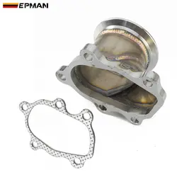 EPMAN Universal for GT25 GT28 T25 T28 Turbo Down Pipe 5 Bolt To 2.5