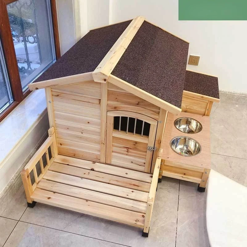 قفص كلب خارجي، مأوى من الرياح والمطر، عالمي في جميع المواسم #6