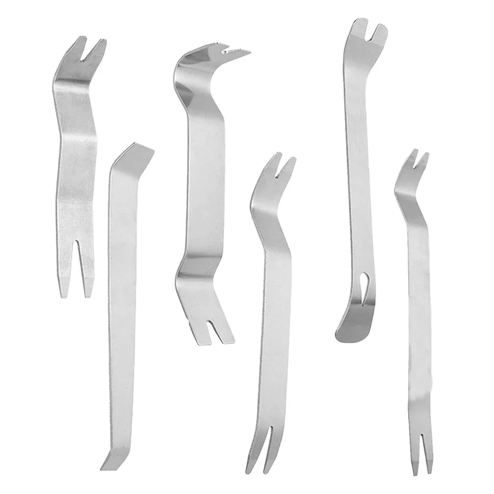 6pcs Car Inner Removal Tool Car Radio By Clip Panel Trim Dash Audio Removal Tool Removal Tool Kit Automotive Toolkit Tool Set