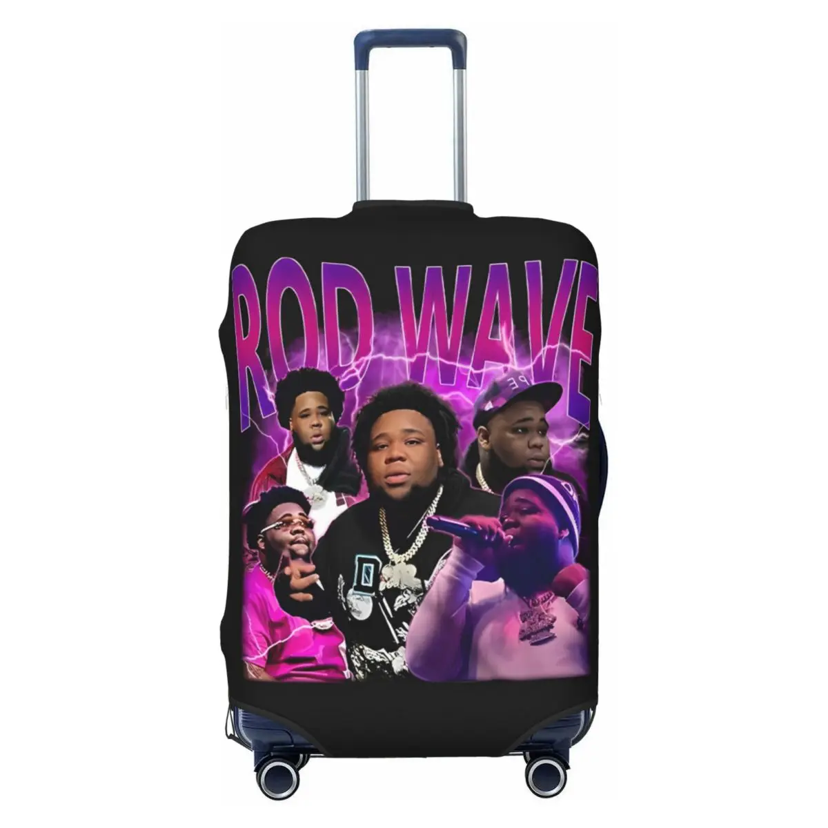 

Rapper Rod Wave Suitcase Cover Business Vacation Practical Luggage Case Protection