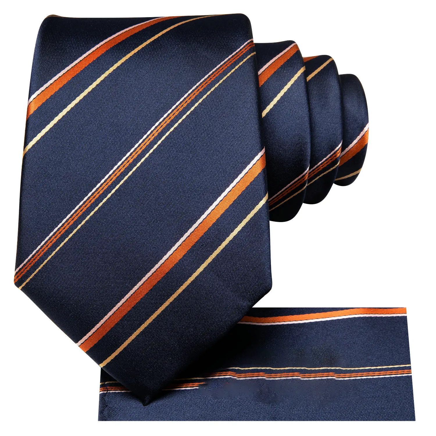 VERVEROW ชุดเนคไทลายทางสีน้ำเง - Men Accessories Elegant บทวิจารณ์และราคา