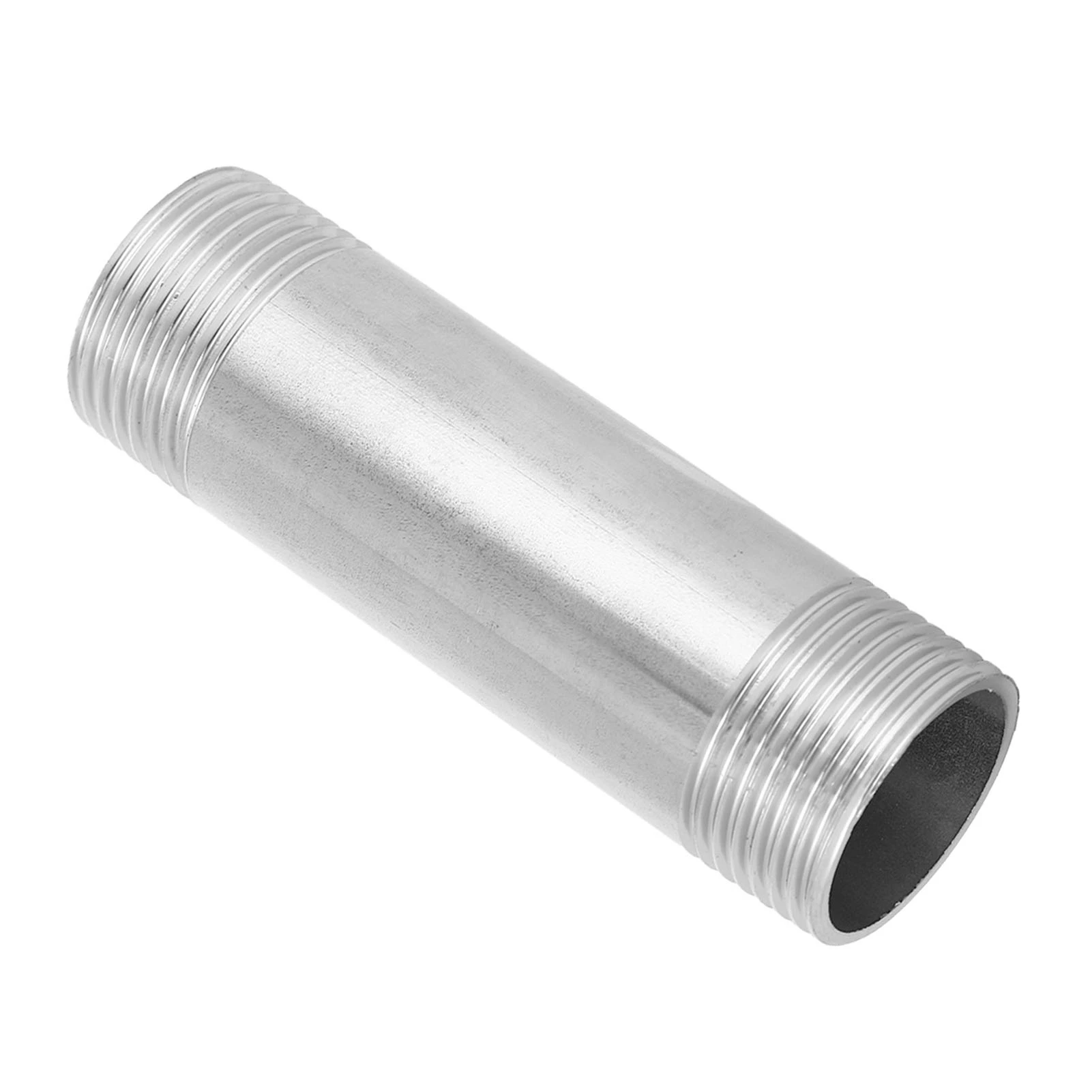 1in NPT to 1in NPT Male Thread 304 Stainless Steel Nipple Threaded Pipe Connector Fittings
