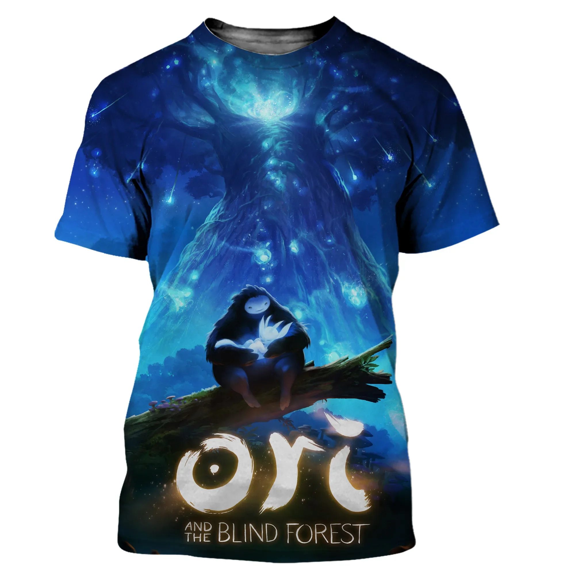 Ori dan the Will of the Wisp t-shirt kartun Game 3D dicetak Streetwear anak laki-laki dan perempuan Fashion ukuran besar T Shirt Atasan anak-anak