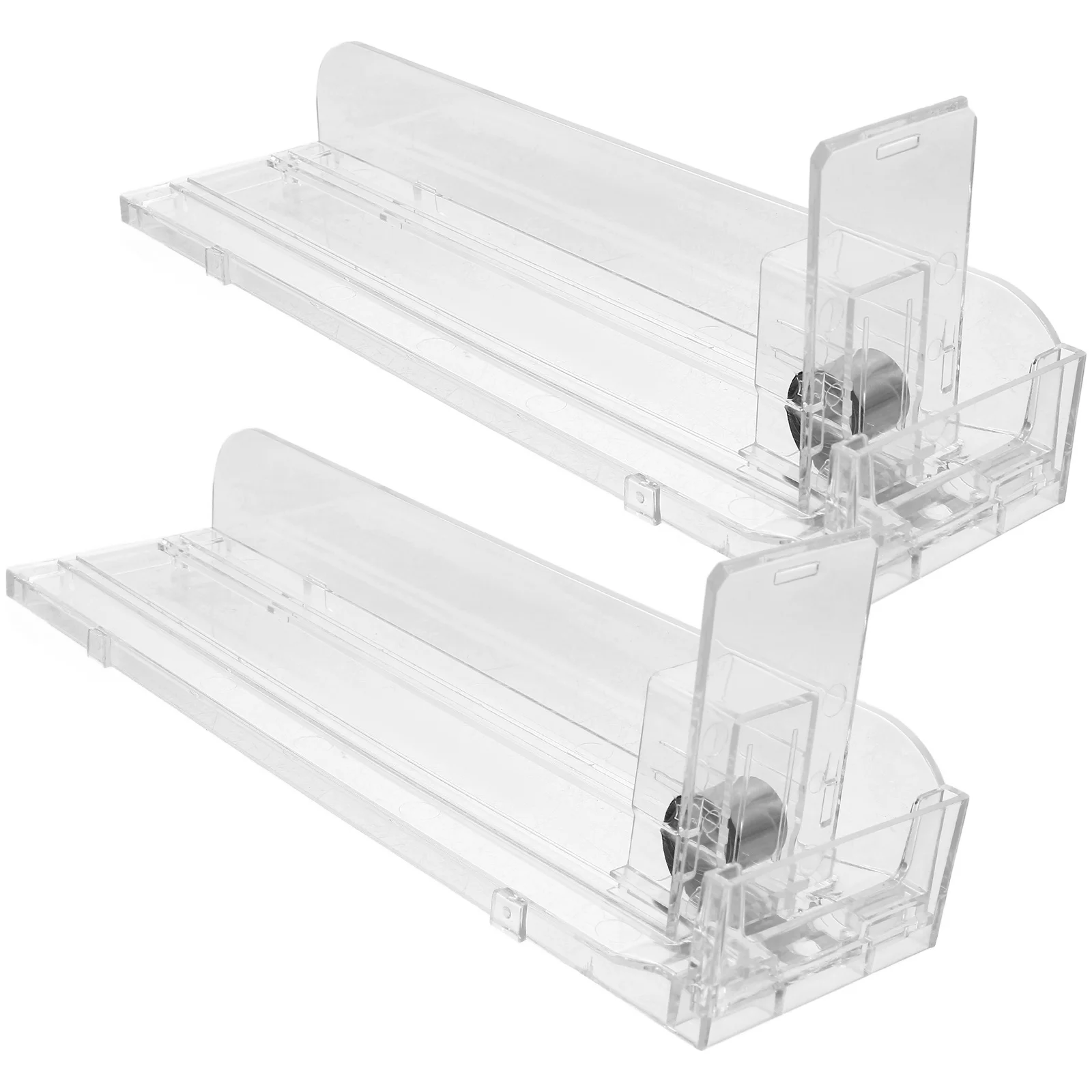 

2 Pcs Cigarette Display Rack Cases Automatic Cigarettes ​rack Showcase Auto-push Holder