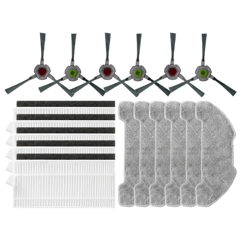 A005-For AIRROBO P30 Replacement Parts Accessories Main Side Brush Hepa Filter Mop