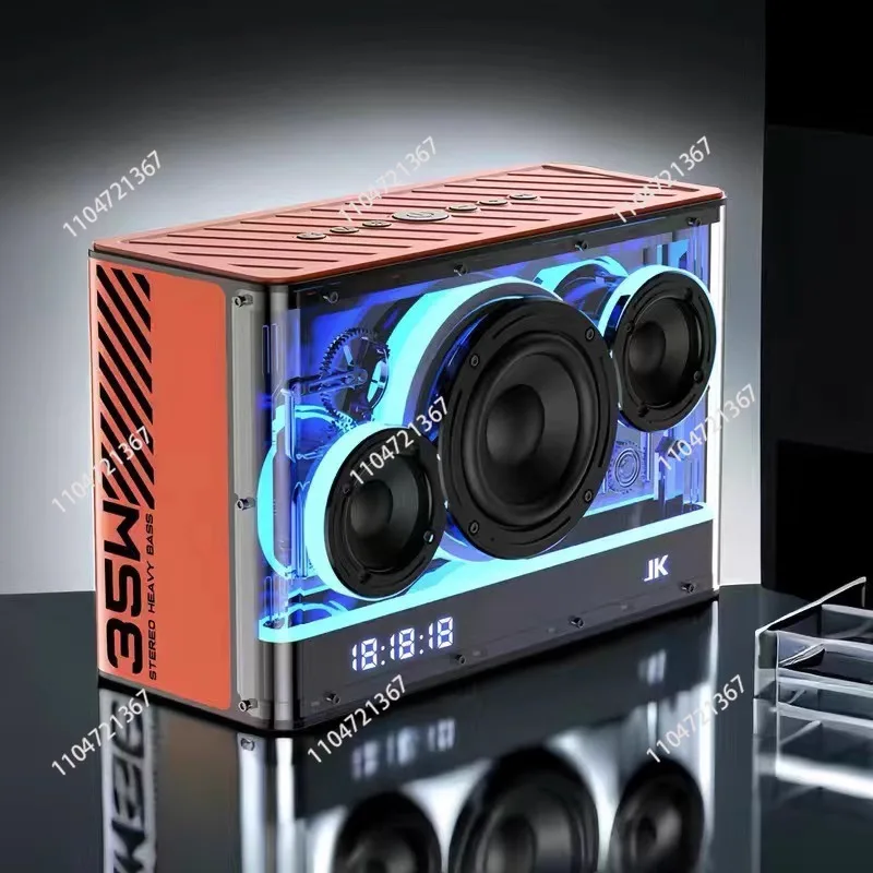 JK-06 سطح المكتب سمّاعات بلوتوث مبردة خفيفة صوت بلوتوث جودة صوت جهير ثقيل