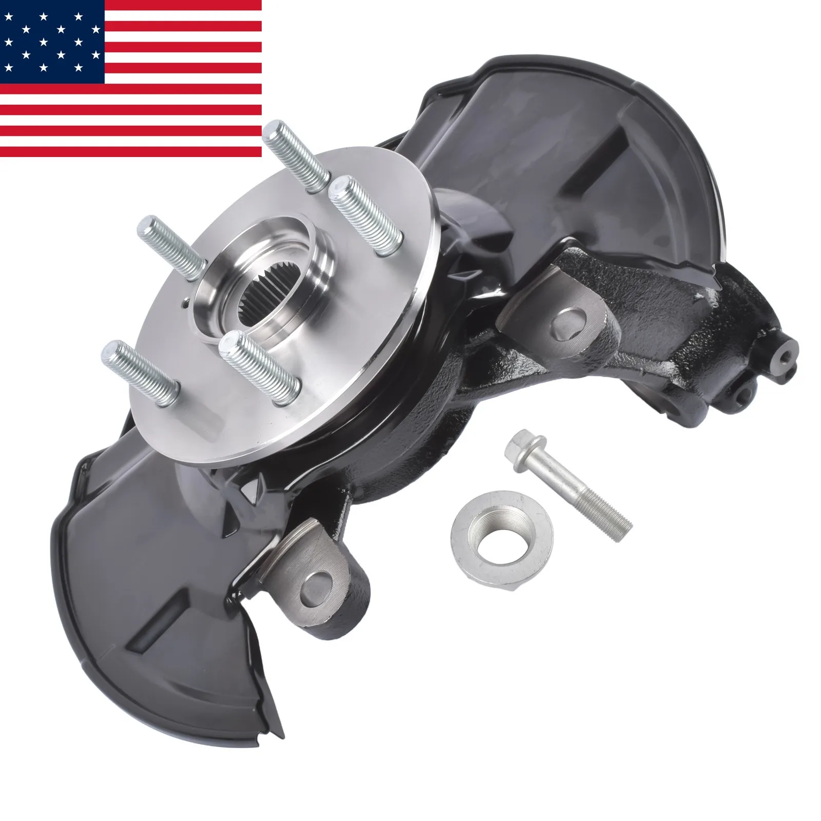 AP03 Front Right Steering Knuckle + Hub Bearing Assembly for Honda CR-V 2017-2023 44600TLAA00, 45255TLAA01, 51211TLAA52, 686424, 686-424