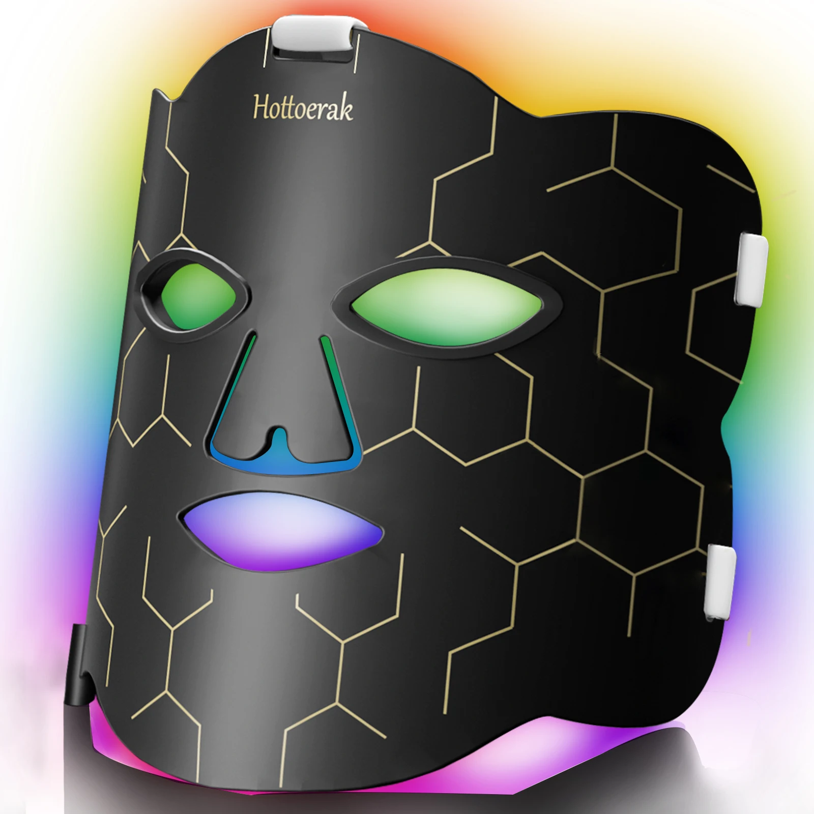 Protective gear worn on the face, led silicone mask to protect the skin