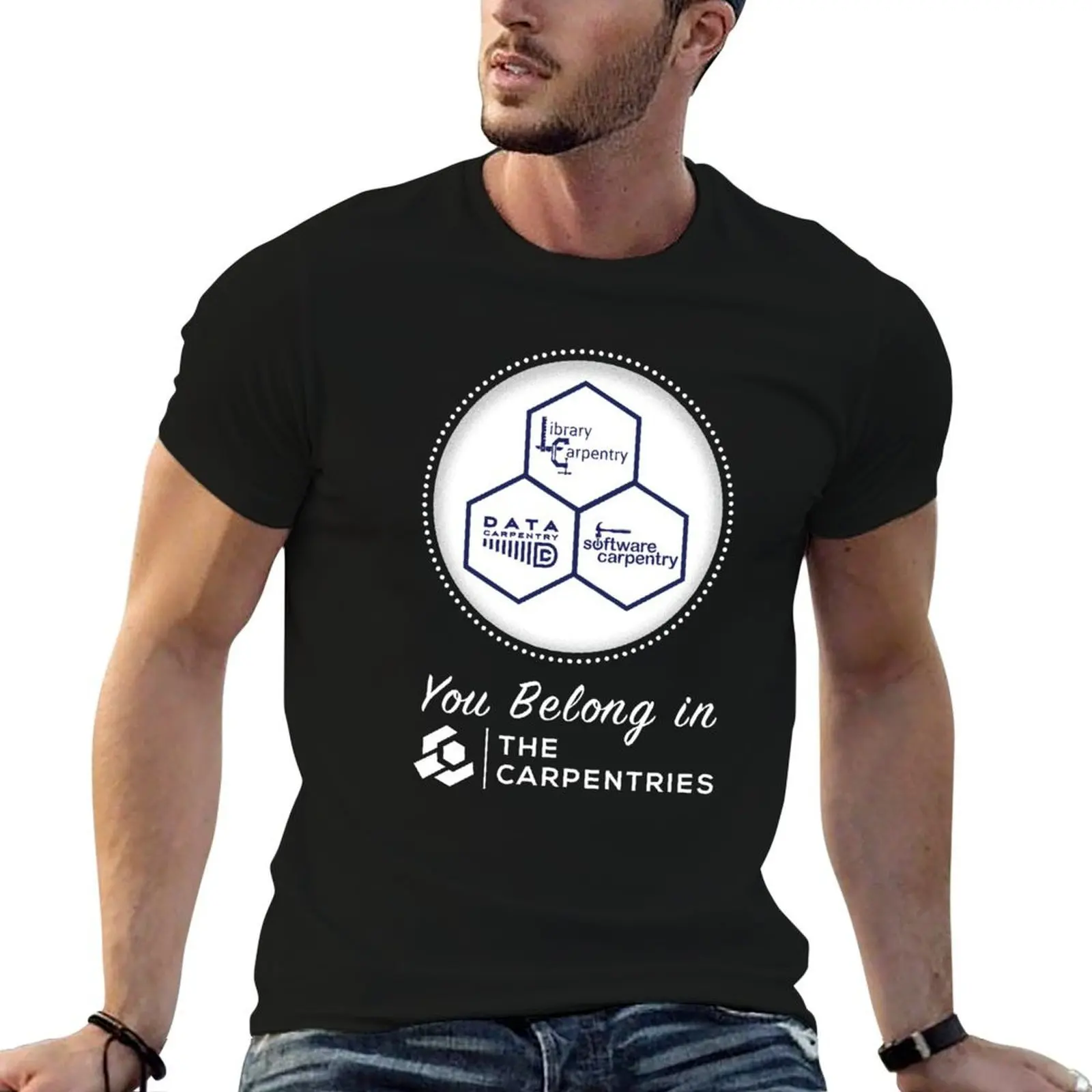 T-shirt You Belong in The Carpentries - Dark Backgrounds pour les vacances