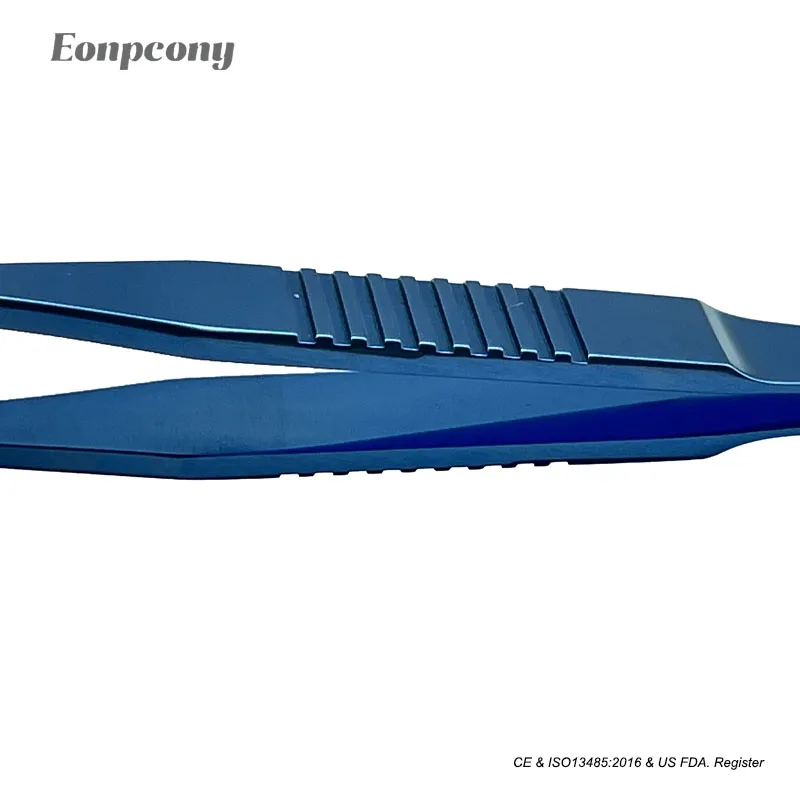 Eyelid Tools Titanium Alloy Cilia Forceps Long 72mm 85mm Ophthalmic Surgical Instruments