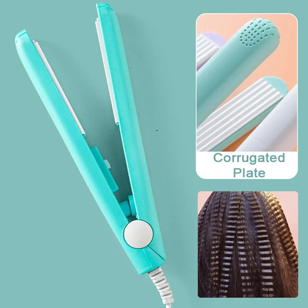 

Hotsale Corrugated Fluffy Hair Iron Corn Curly Wave Ceramic Hair Volumizing Crimper For Women Multi-Function Splint Styling Tool