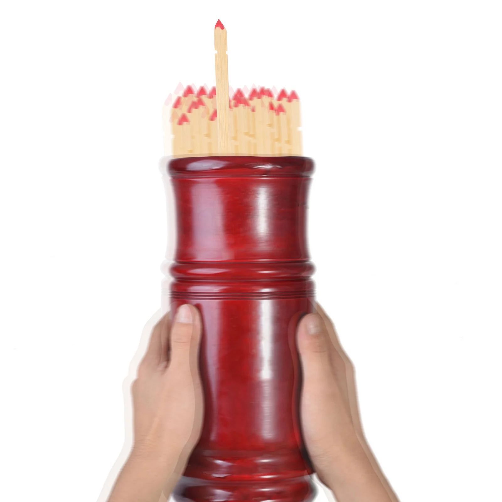 100 قطعة من أعواد الحظ الفارغة من الخيزران دعامة العرافة الصينية العتيقة للبوذية أدوات ألعاب الكهانة دعامة العرافة #6