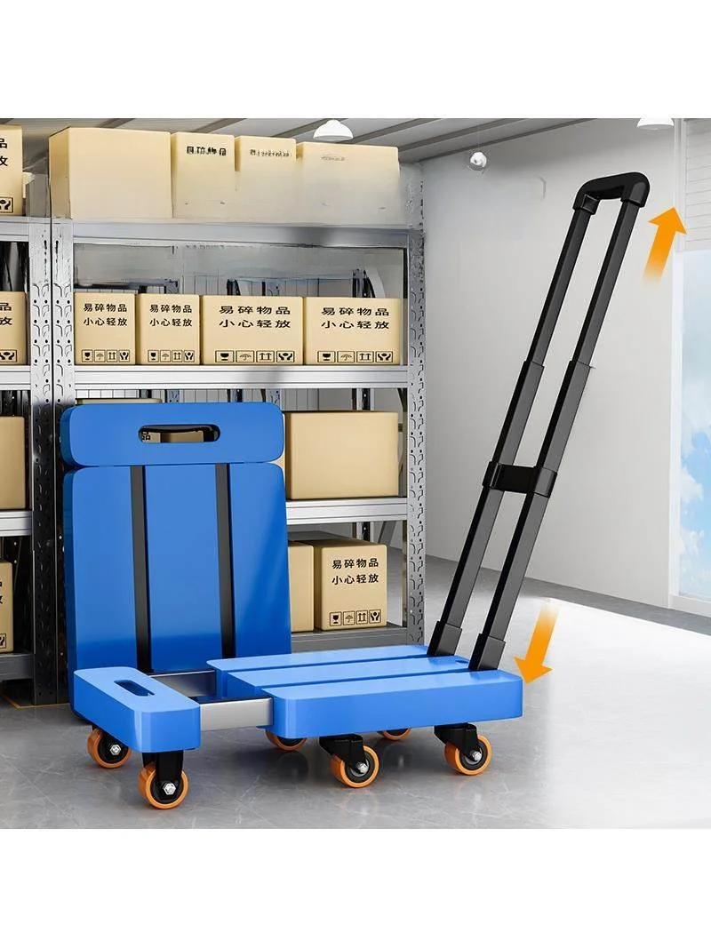 foldable-thickened-silent-six-wheel-hand-pulled-cart-portable-shopping-cart-stainless-steel-body-for-home-storage-and-vending