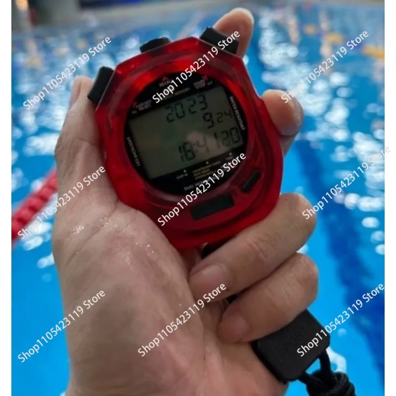 DT495B Stopwatch, 3 Rows 100 Memory, Competition Special, Waterproof, for Coaches & Referees
