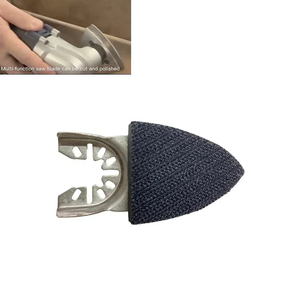 

1/2pcs Triangular Sand Disc 38*86mm Oscillating Tool Sanding Disc Sanding Finger Pad Triangle For Sanding Woods