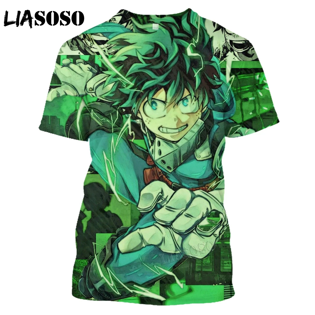 New Men's Anime Demon Slayer Fashion T-Shirt Cartoon 3D Print Short Sleeve Kamado Nezuko Kochou Shinobu Shinobu Cosplay Top Tees