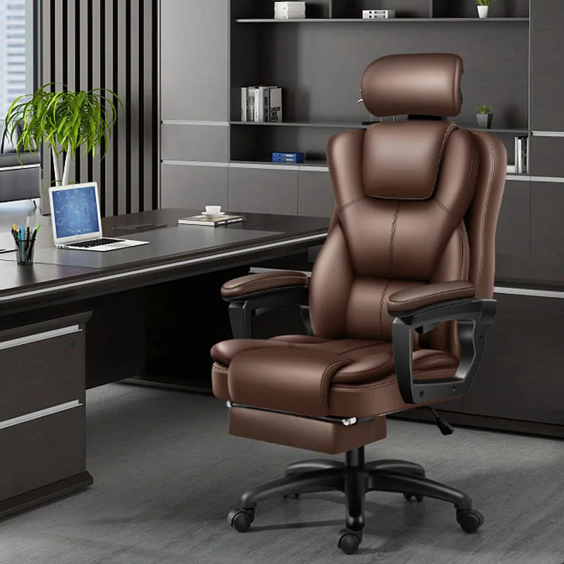 Leather Cushion Office Chairs Floor Living Room Recliner Playseat Dining Office Chairs Computer Chaise Lounges Rome Furniture