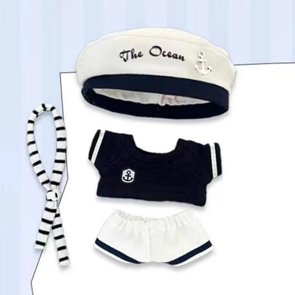 Kleding Hoed 10CM Poppenkleertjes Zachte bodysuit Katoenen poppenkleding Jumpsuits Idoolpoppenkleding Katoenen gevulde pop