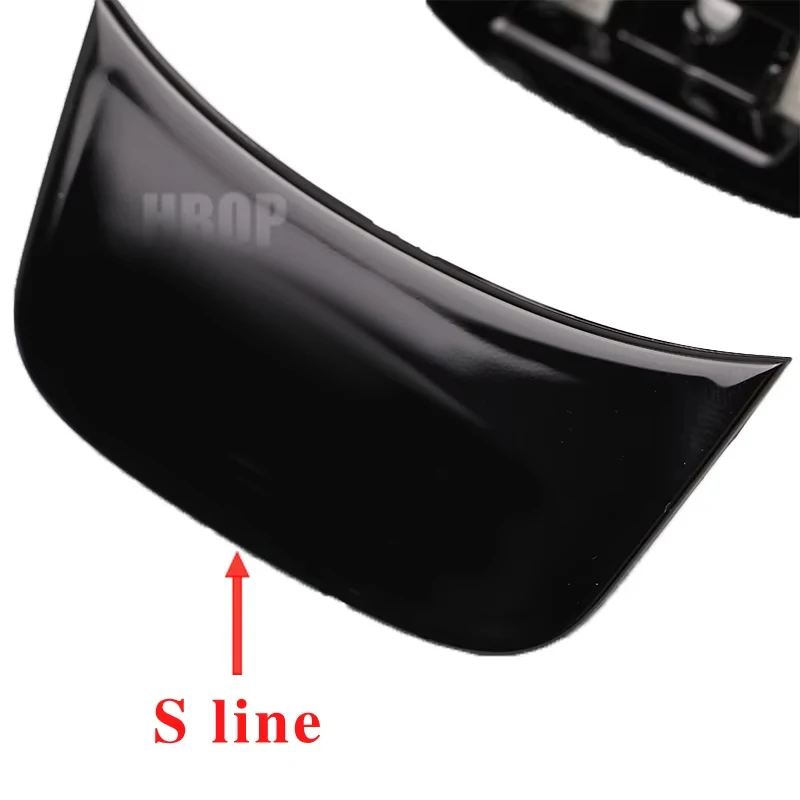 1Pcs Legering Auto Stuurwiel Logo Embleem Sticker Voor Audi Sline Sport A3 A4 A5 Q3 Q5 Rs3 Rs5 S3 S4 S5 view 2
