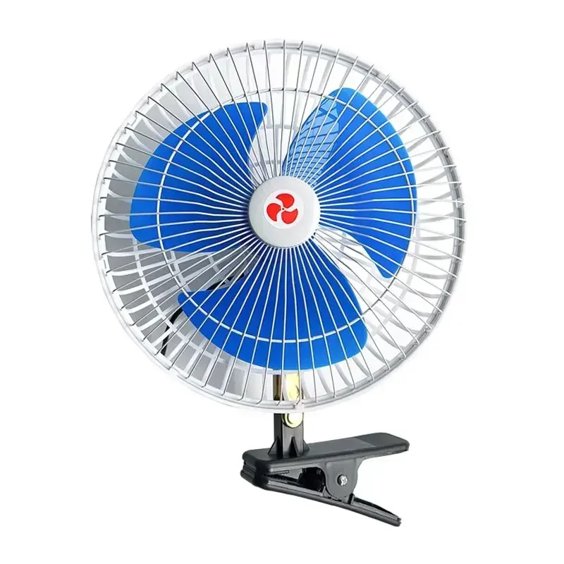 Durable Electric Tricycle Electric Fan 12v Closed Car Battery Four-wheeled Vehicle Small Fan Adjustable Speed Shaking Copper Cor