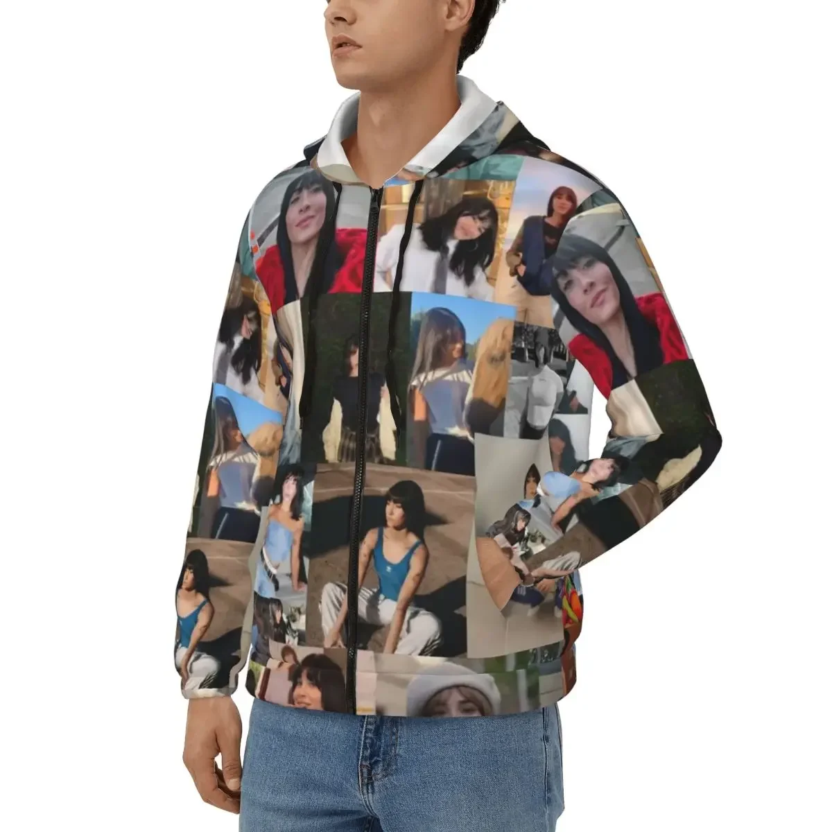 Aitana Ocana Singer cremallera sudaderas con capucha Harajuku pulóver Otoño Invierno hombres mujeres sudaderas camisetas de manga larga