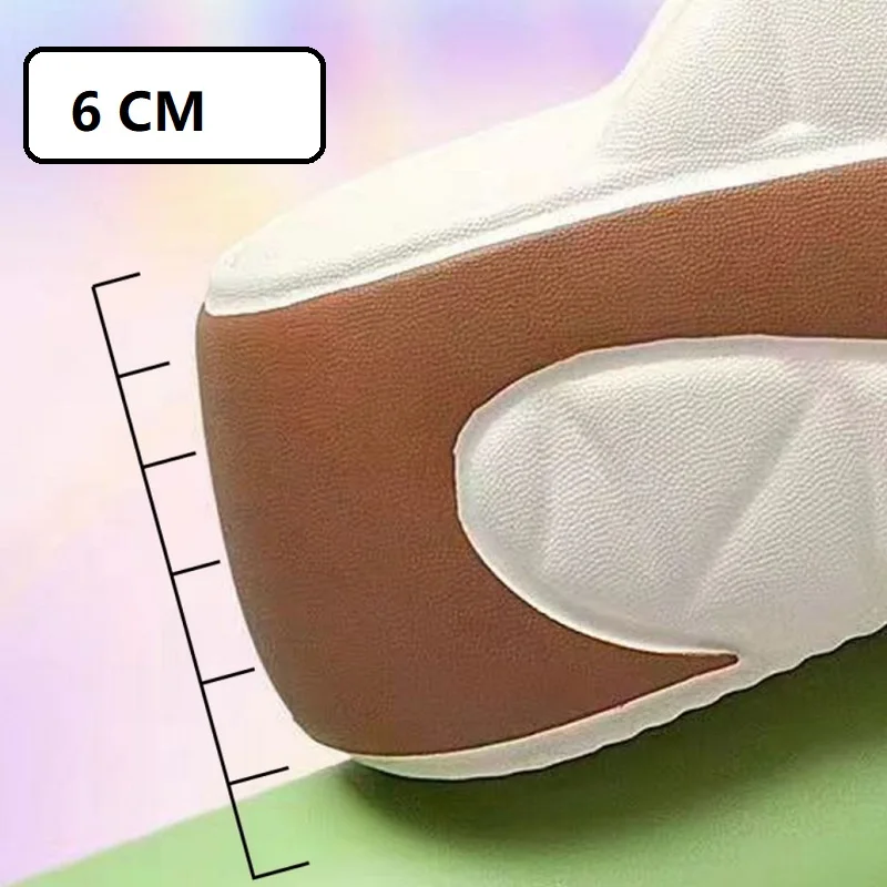 Ladies Platform Chunky Flip-flops 2025 New High Heels Elevator Shoes Girls Summer Beach Slides Woman Wedges Flip Flop image 5