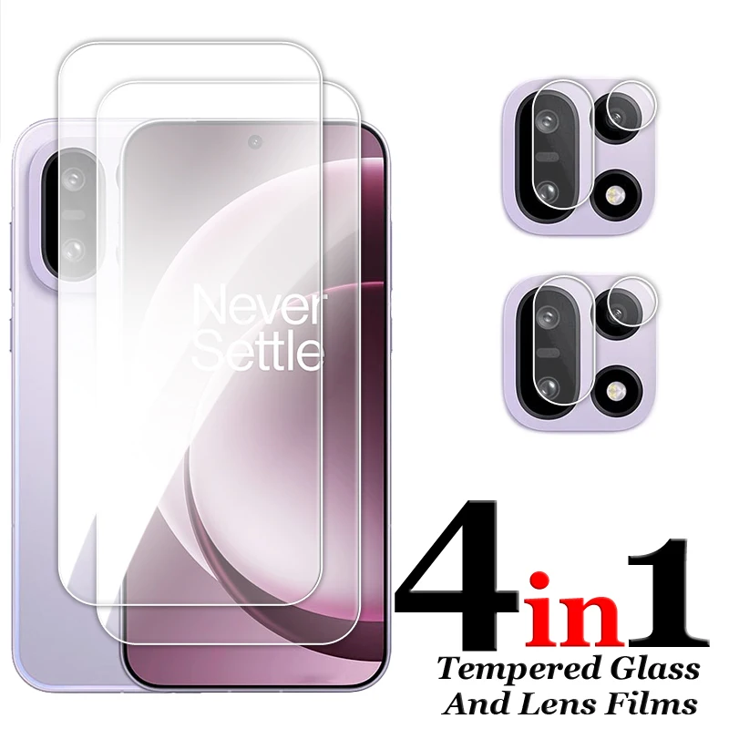 For OnePlus 15 5G Glass Full Glue Clear Screen Protector For OnePlus 15 Tempered Glass For OnePlus 15 Lens Film